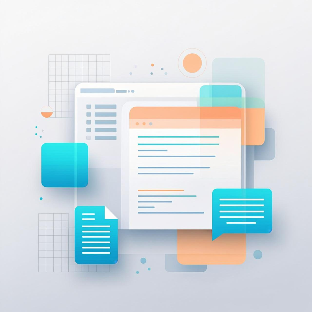 Developer workspace illustration